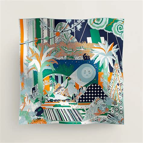 Acte III, Scene I, La Clairiere Decoupage scarf 70 